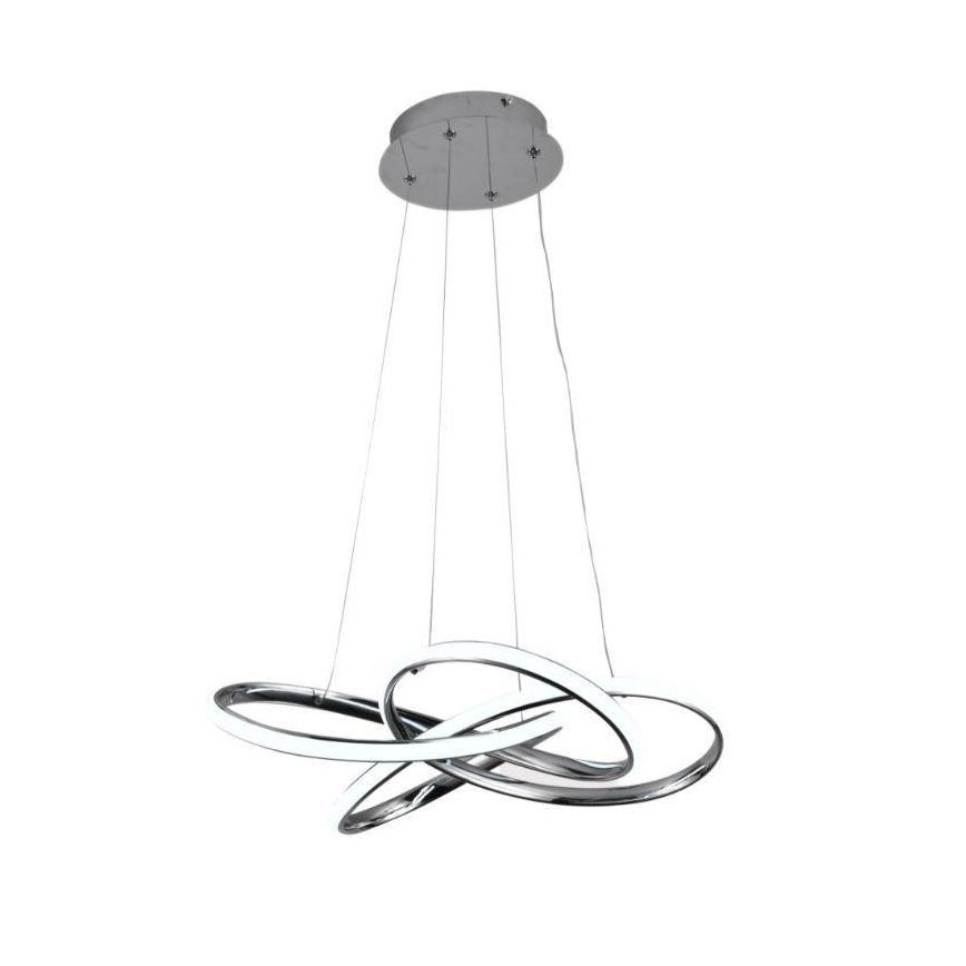 Led Dimmable κρεμαστό φωτιστικό οροφής LED/65W/230V 3000-6500K χρώμιο + τηλεχειριστήριο