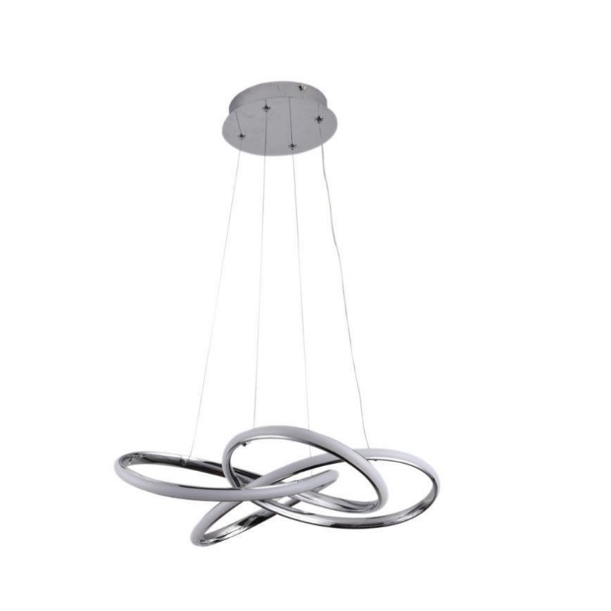 Led Dimmable κρεμαστό φωτιστικό οροφής LED/65W/230V 3000-6500K χρώμιο + τηλεχειριστήριο