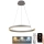 Led Dimmable κρεμαστό φωτιστικό οροφής LED/70W/230V 3000-6500K διάμετρος 60 cm + τηλεχειριστήριο