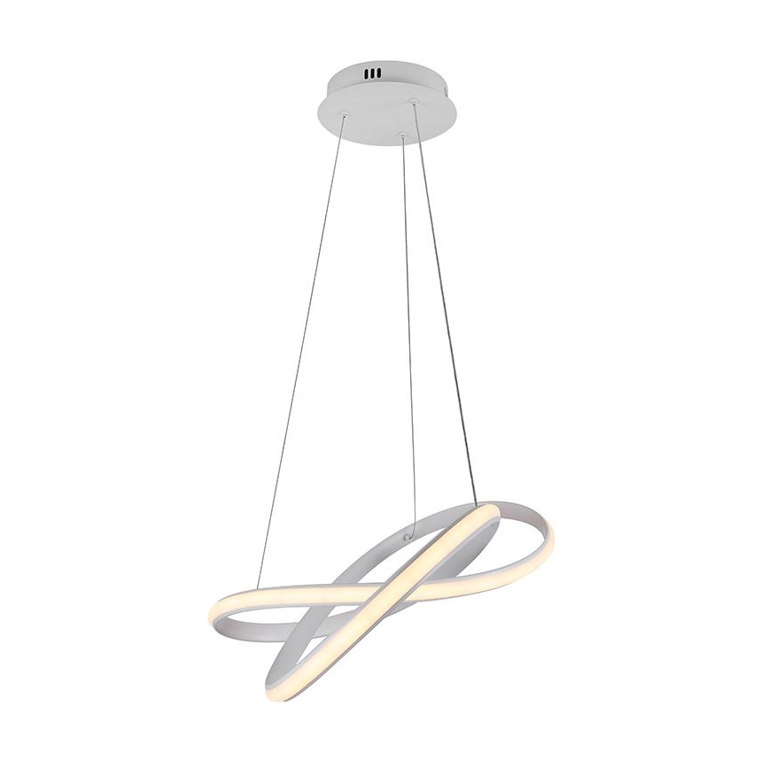Led Dimmable κρεμαστό φωτιστικό οροφής LED/70W/230V 3000-6500K διάμετρος 55 cm λευκό + τηλεχειριστήριο