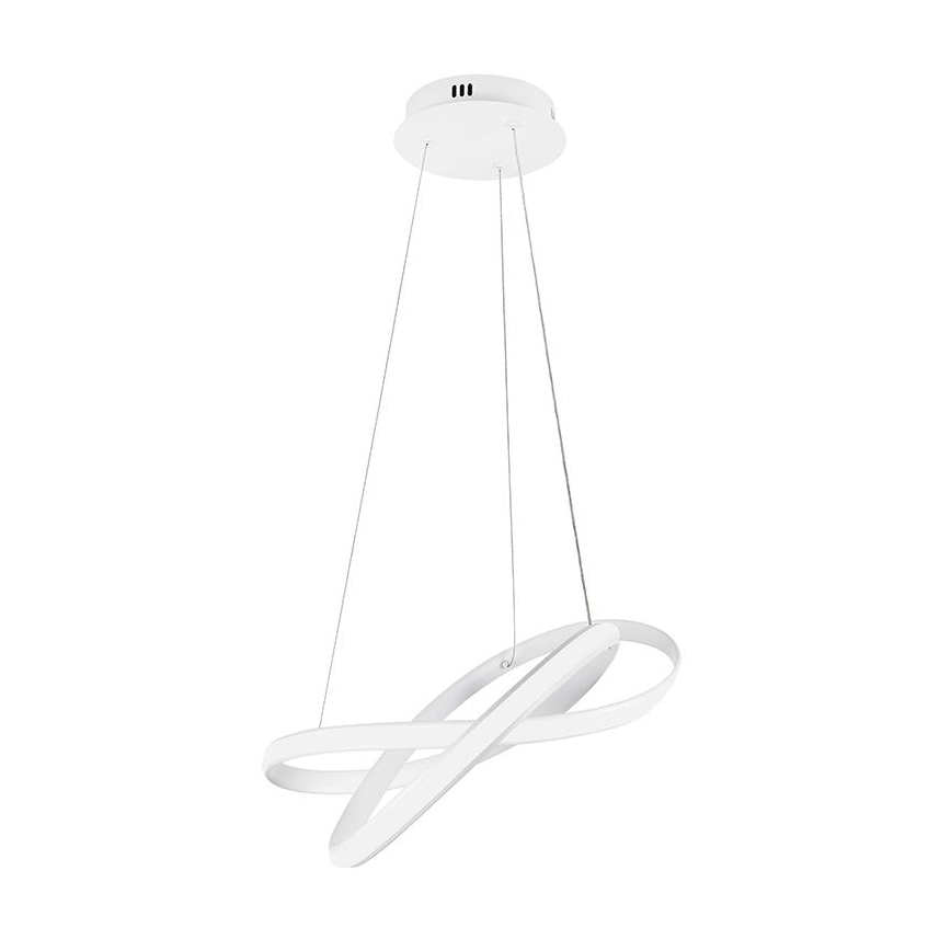 Led Dimmable κρεμαστό φωτιστικό οροφής LED/70W/230V 3000-6500K διάμετρος 55 cm λευκό + τηλεχειριστήριο