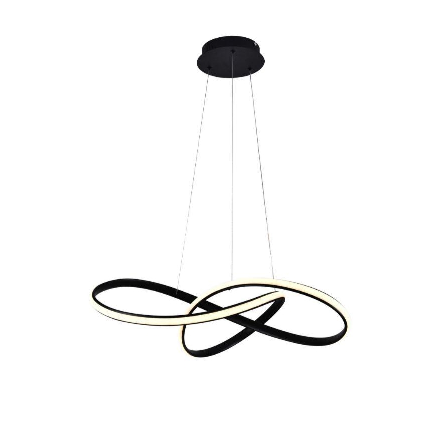 Led Dimmable κρεμαστό φωτιστικό οροφής LED/70W/230V 3000-6500K μαύρο + τηλεχειριστήριο