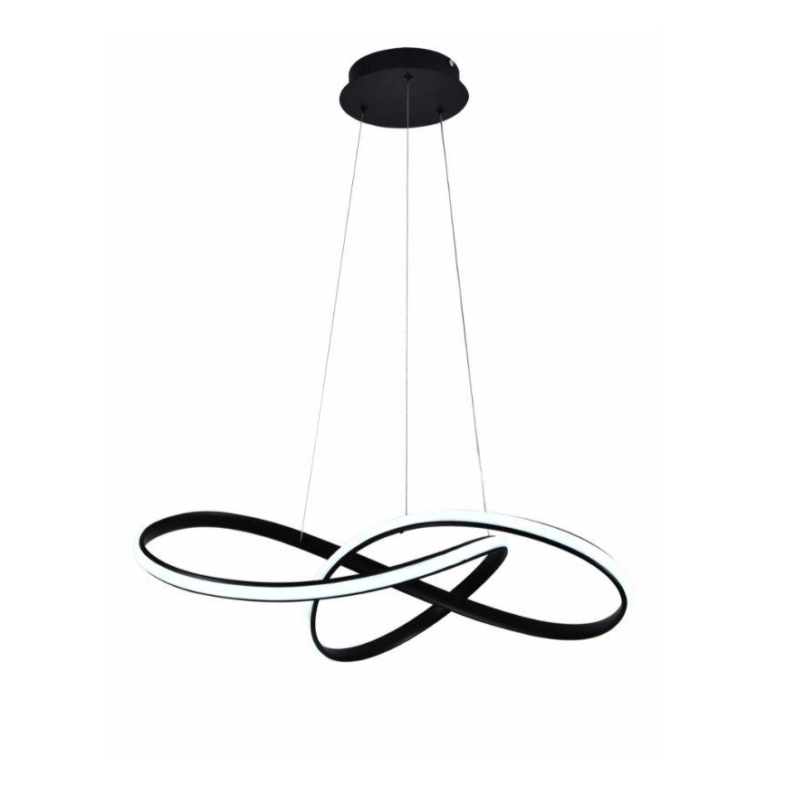 Led Dimmable κρεμαστό φωτιστικό οροφής LED/70W/230V 3000-6500K μαύρο + τηλεχειριστήριο
