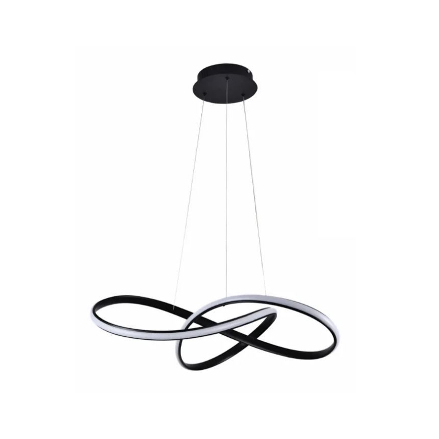 Led Dimmable κρεμαστό φωτιστικό οροφής LED/70W/230V 3000-6500K μαύρο + τηλεχειριστήριο