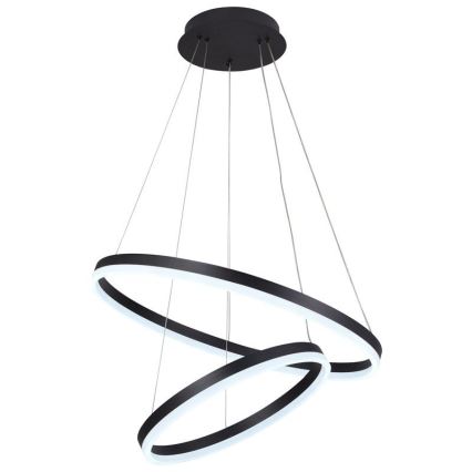 Led Dimmable κρεμαστό φωτιστικό οροφής LED/70W/230V 3000-6500K διάμετρος 60 cm + τηλεχειριστήριο