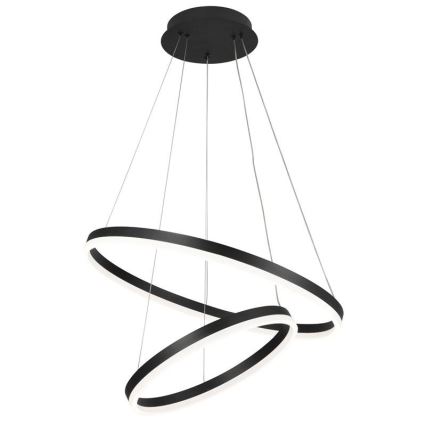 Led Dimmable κρεμαστό φωτιστικό οροφής LED/70W/230V 3000-6500K διάμετρος 60 cm + τηλεχειριστήριο