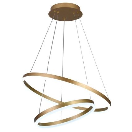 Led Dimmable κρεμαστό φωτιστικό οροφής LED/70W/230V 3000-6500K διάμετρος 60 cm + τηλεχειριστήριο