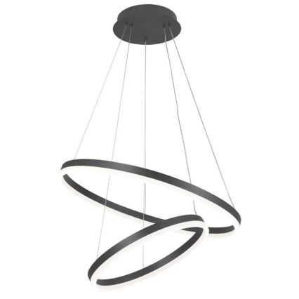 Led Dimmable κρεμαστό φωτιστικό οροφής LED/70W/230V 3000-6500K διάμετρος 60 cm + τηλεχειριστήριο