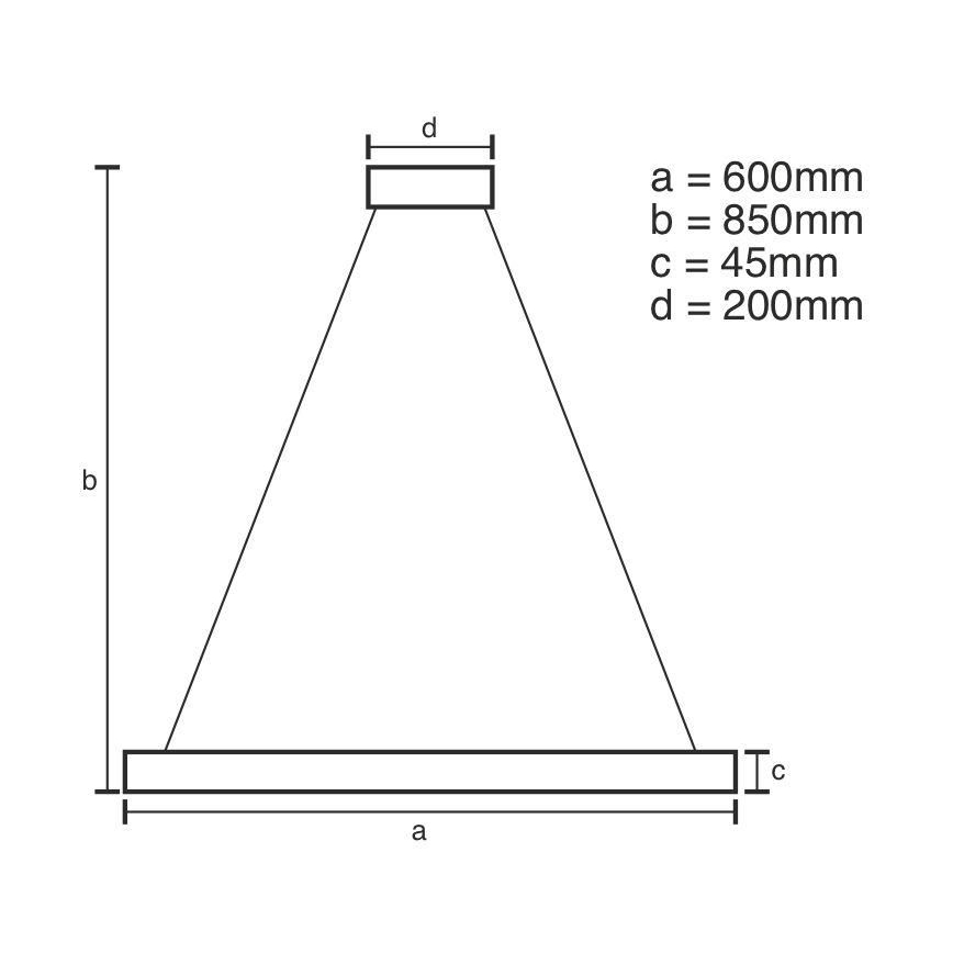 LED Dimmable κρεμαστό φωτιστικό οροφής LED/70W/230V 3000-6500K + τηλεχειριστήριο
