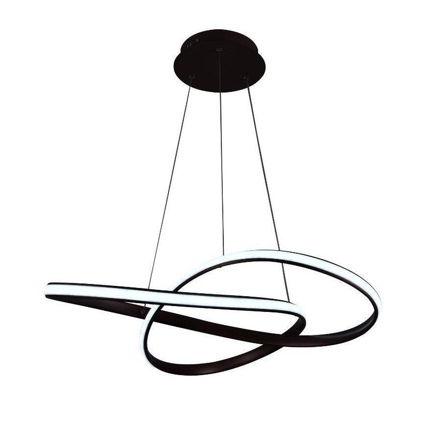 Led Dimmable κρεμαστό φωτιστικό οροφής LED/70W/230V 3000-6500K διάμετρος 60 cm + τηλεχειριστήριο