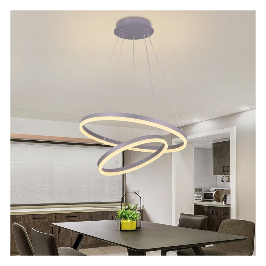 Led Dimmable κρεμαστό φωτιστικό οροφής LED/70W/230V 3000-6500K + τηλεχειριστήριο