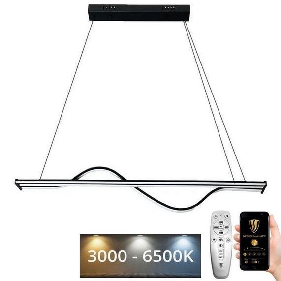 Led Dimmable κρεμαστό φωτιστικό οροφής LED/70W/230V 3000-6500K + τηλεχειριστήριο