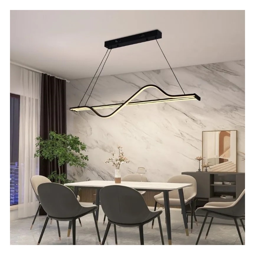 Led Dimmable κρεμαστό φωτιστικό οροφής LED/70W/230V 3000-6500K + τηλεχειριστήριο