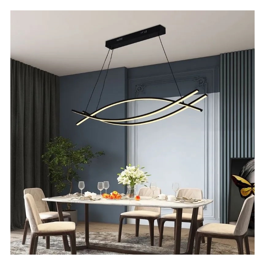 Led Dimmable κρεμαστό φωτιστικό οροφής LED/70W/230V 3000-6500K + τηλεχειριστήριο