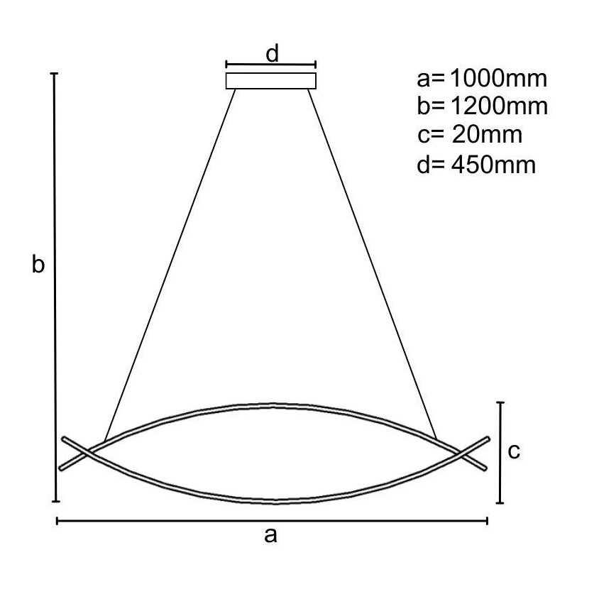 Led Dimmable κρεμαστό φωτιστικό οροφής LED/70W/230V 3000-6500K + τηλεχειριστήριο