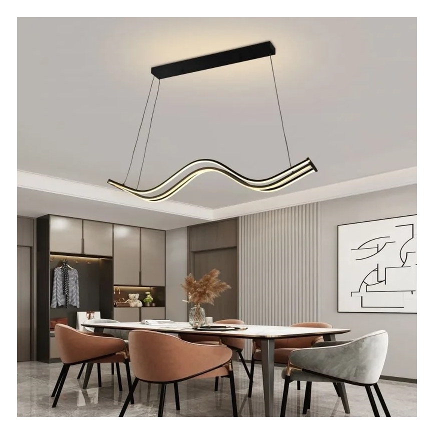 Led Dimmable κρεμαστό φωτιστικό οροφής LED/70W/230V 3000-6500K + τηλεχειριστήριο