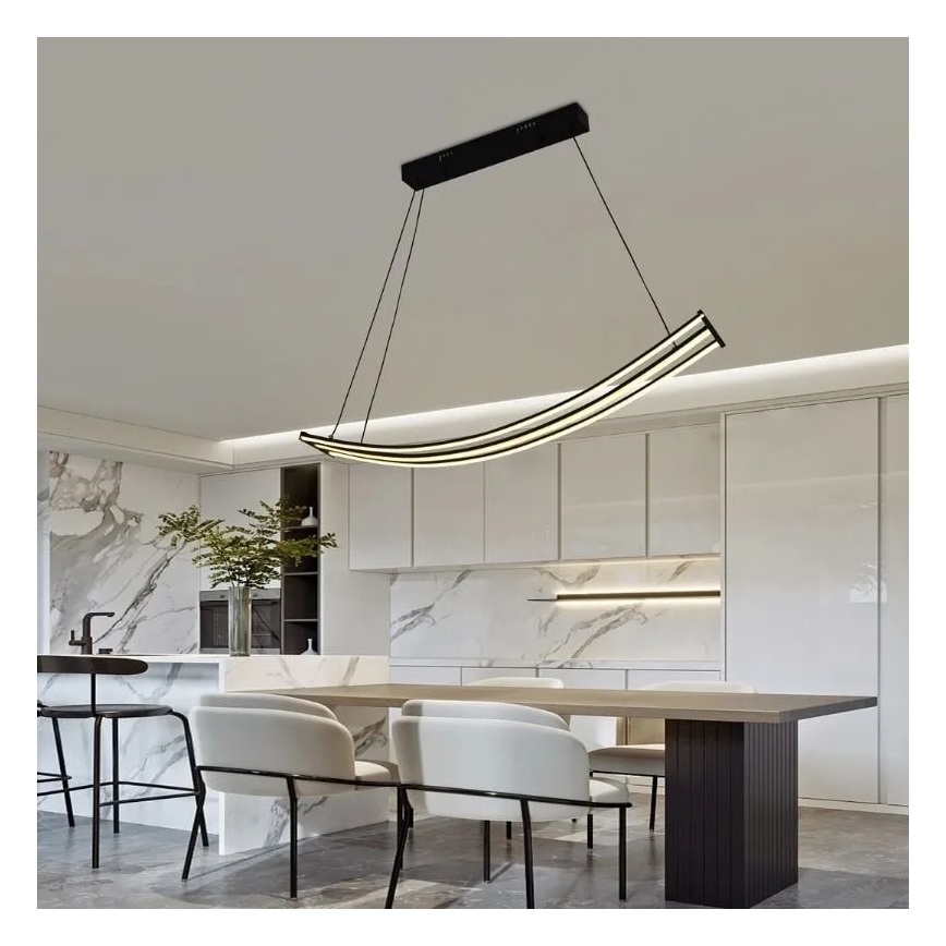 Led Dimmable κρεμαστό φωτιστικό οροφής LED/70W/230V 3000-6500K + τηλεχειριστήριο