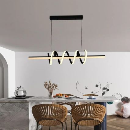 Led Dimmable κρεμαστό φωτιστικό οροφής LED/70W/230V 3000-6500K + τηλεχειριστήριο