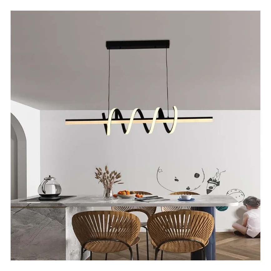 Led Dimmable κρεμαστό φωτιστικό οροφής LED/70W/230V 3000-6500K + τηλεχειριστήριο