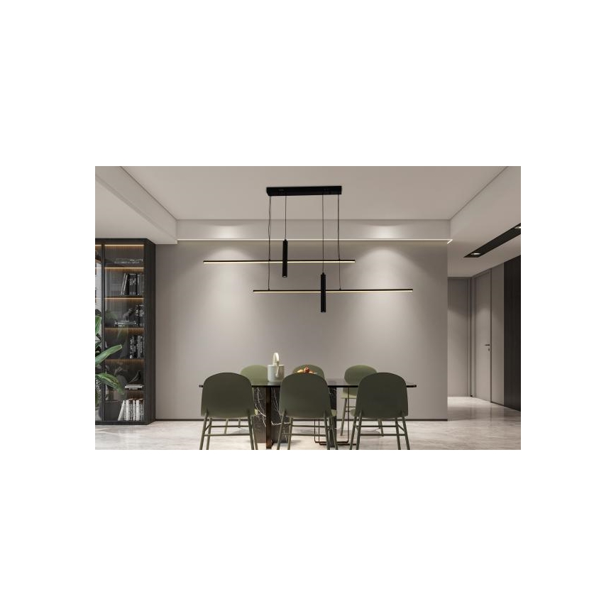 Led Dimmable κρεμαστό φωτιστικό οροφής LED/70W/230V 3000-6500K + τηλεχειριστήριο