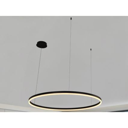 Led Dimmable κρεμαστό φωτιστικό οροφής LED/72W/230V 3000-6500K διάμετρος 100 cm + τηλεχειριστήριο