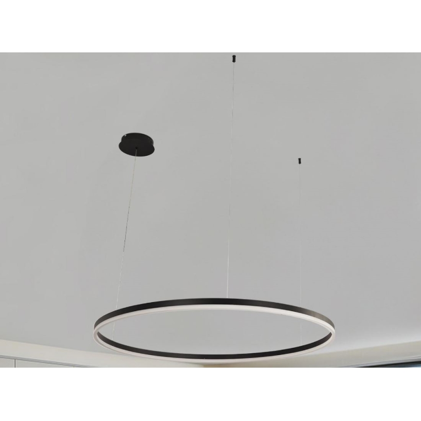 Led Dimmable κρεμαστό φωτιστικό οροφής LED/72W/230V 3000-6500K διάμετρος 100 cm + τηλεχειριστήριο