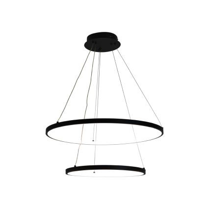 Led Dimmable κρεμαστό φωτιστικό οροφής LED/75W/230V 3000-6500K διάμετρος 60 cm + τηλεχειριστήριο
