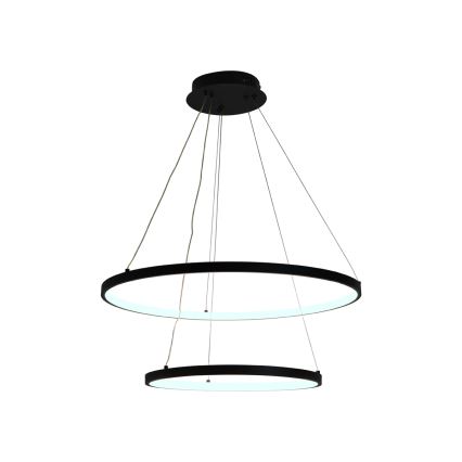 Led Dimmable κρεμαστό φωτιστικό οροφής LED/75W/230V 3000-6500K διάμετρος 60 cm + τηλεχειριστήριο