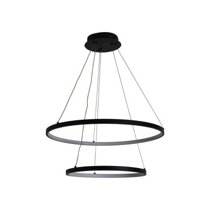 Led Dimmable κρεμαστό φωτιστικό οροφής LED/75W/230V 3000-6500K διάμετρος 60 cm + τηλεχειριστήριο