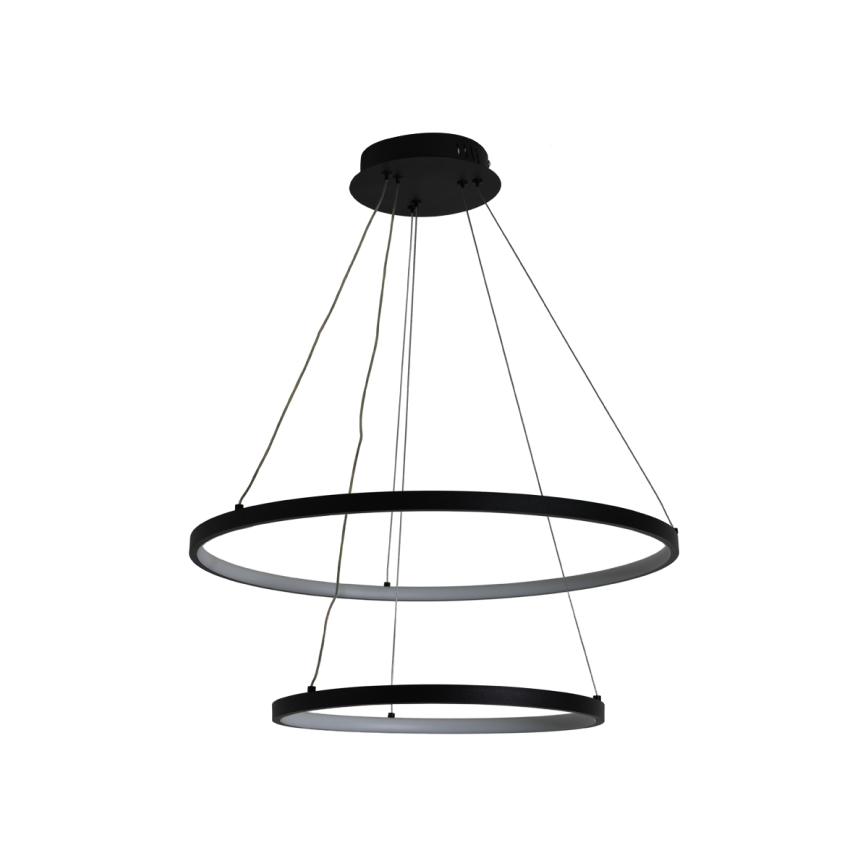 Led Dimmable κρεμαστό φωτιστικό οροφής LED/75W/230V 3000-6500K διάμετρος 60 cm + τηλεχειριστήριο
