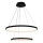 Led Dimmable κρεμαστό φωτιστικό οροφής LED/75W/230V 3000-6500K διάμετρος 60 cm + τηλεχειριστήριο