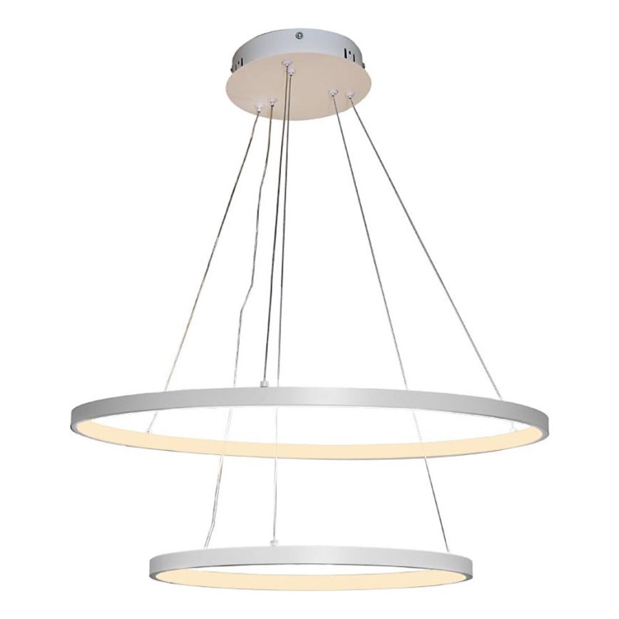 Led Dimmable κρεμαστό φωτιστικό οροφής LED/75W/230V 3000-6500K διάμετρος 60 cm + τηλεχειριστήριο