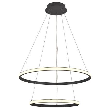 Led Dimmable κρεμαστό φωτιστικό οροφής LED/75W/230V 3000-6500K διάμετρος 60 cm + τηλεχειριστήριο