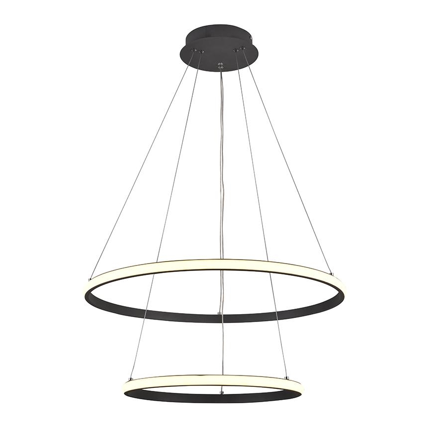 Led Dimmable κρεμαστό φωτιστικό οροφής LED/75W/230V 3000-6500K διάμετρος 60 cm + τηλεχειριστήριο