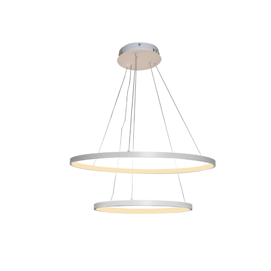 Led Dimmable κρεμαστό φωτιστικό οροφής LED/75W/230V 3000-6500K διάμετρος 60 cm + τηλεχειριστήριο