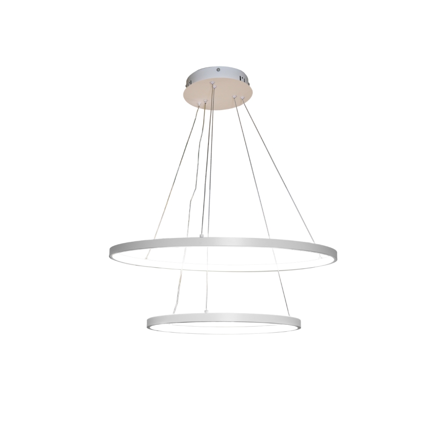 Led Dimmable κρεμαστό φωτιστικό οροφής LED/75W/230V 3000-6500K διάμετρος 60 cm + τηλεχειριστήριο