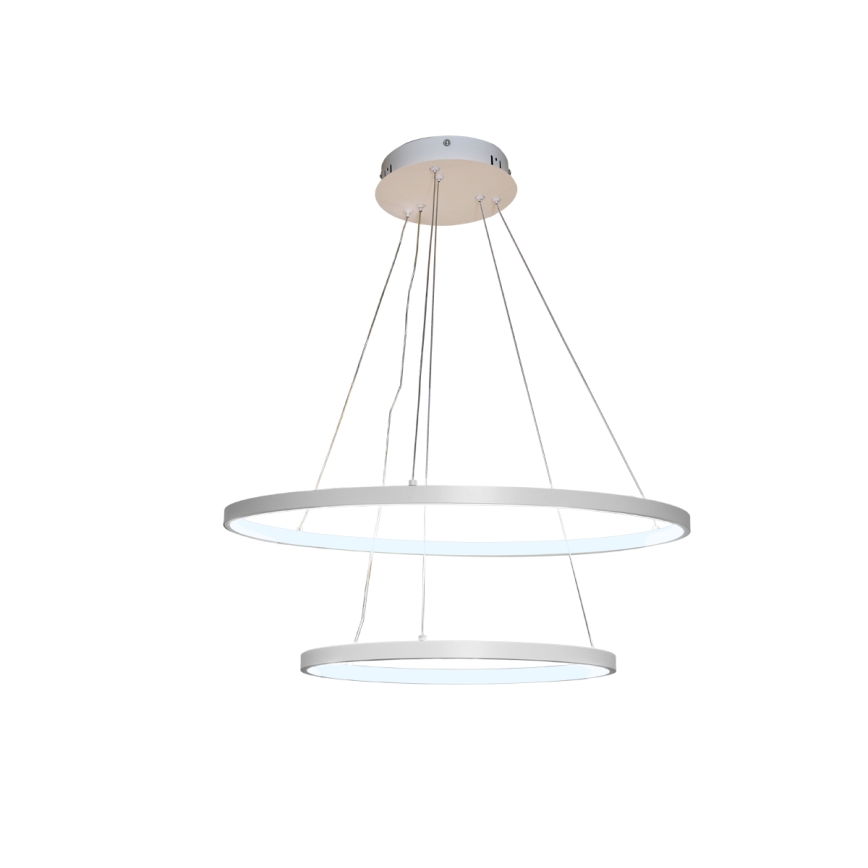 Led Dimmable κρεμαστό φωτιστικό οροφής LED/75W/230V 3000-6500K διάμετρος 60 cm + τηλεχειριστήριο