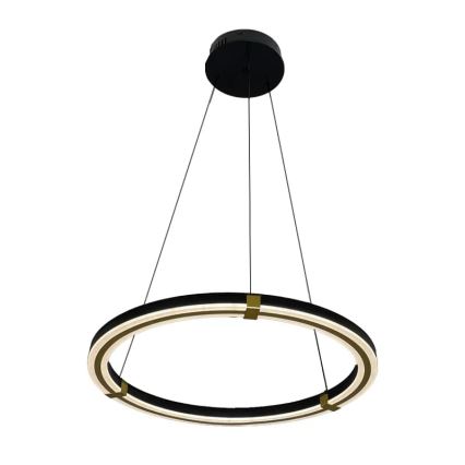 Led Dimmable κρεμαστό φωτιστικό οροφής LED/75W/230V 3000-6500K διάμετρος 60 cm + τηλεχειριστήριο