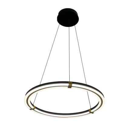 Led Dimmable κρεμαστό φωτιστικό οροφής LED/75W/230V 3000-6500K διάμετρος 60 cm + τηλεχειριστήριο