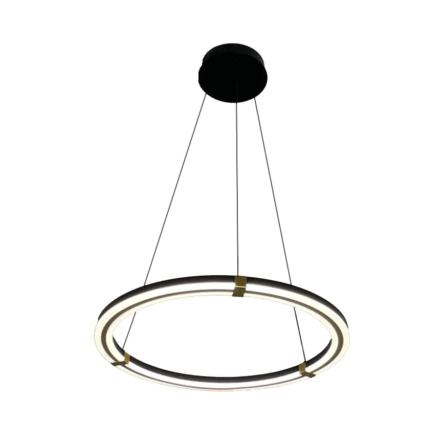 Led Dimmable κρεμαστό φωτιστικό οροφής LED/75W/230V 3000-6500K διάμετρος 60 cm + τηλεχειριστήριο