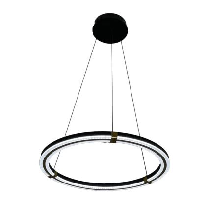 Led Dimmable κρεμαστό φωτιστικό οροφής LED/75W/230V 3000-6500K διάμετρος 60 cm + τηλεχειριστήριο