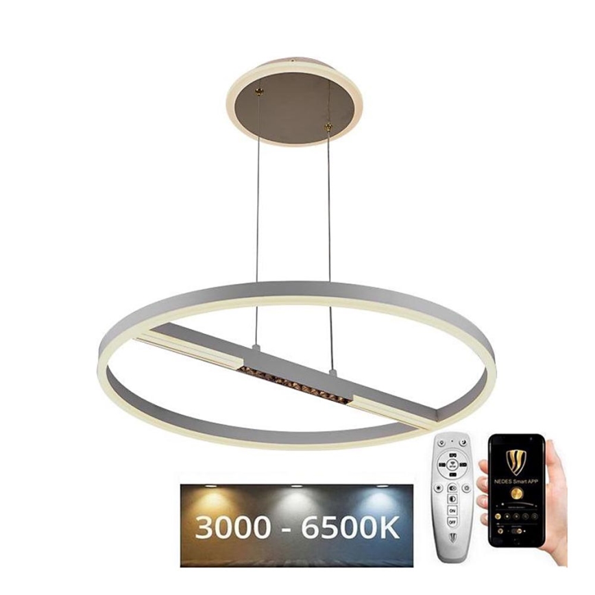 Led Dimmable κρεμαστό φωτιστικό οροφής LED/75W/230V 3000-6500K + τηλεχειριστήριο