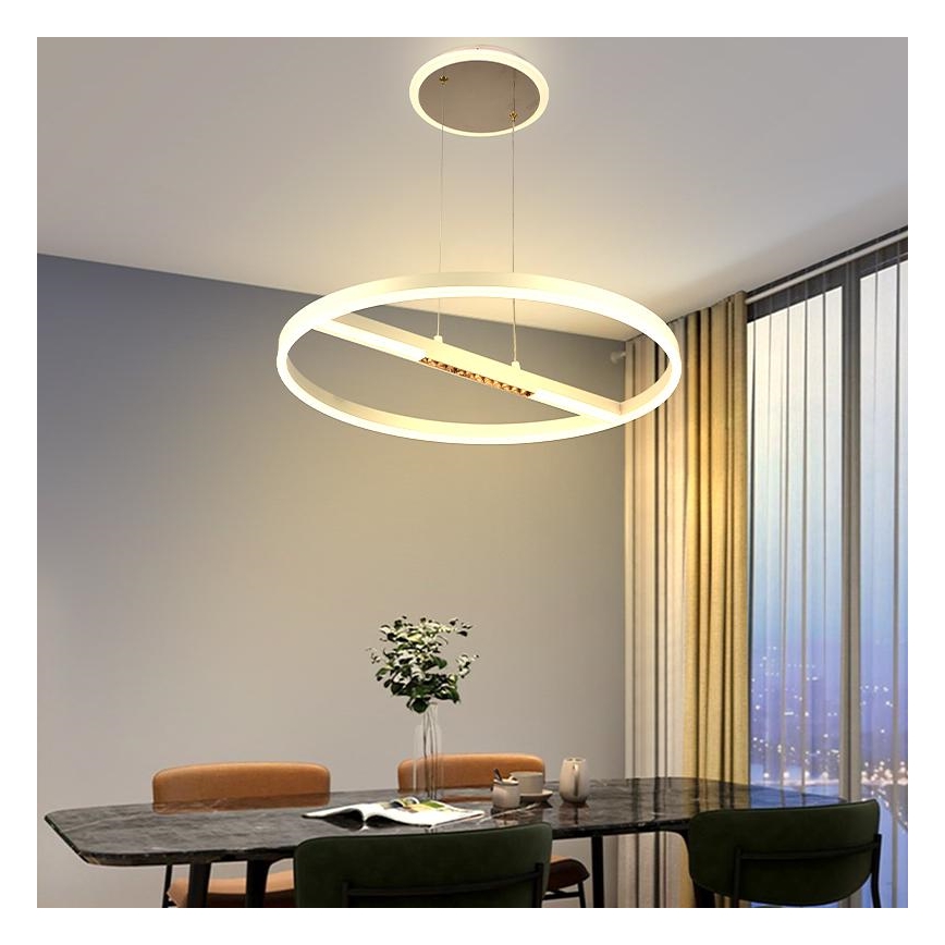 Led Dimmable κρεμαστό φωτιστικό οροφής LED/75W/230V 3000-6500K + τηλεχειριστήριο