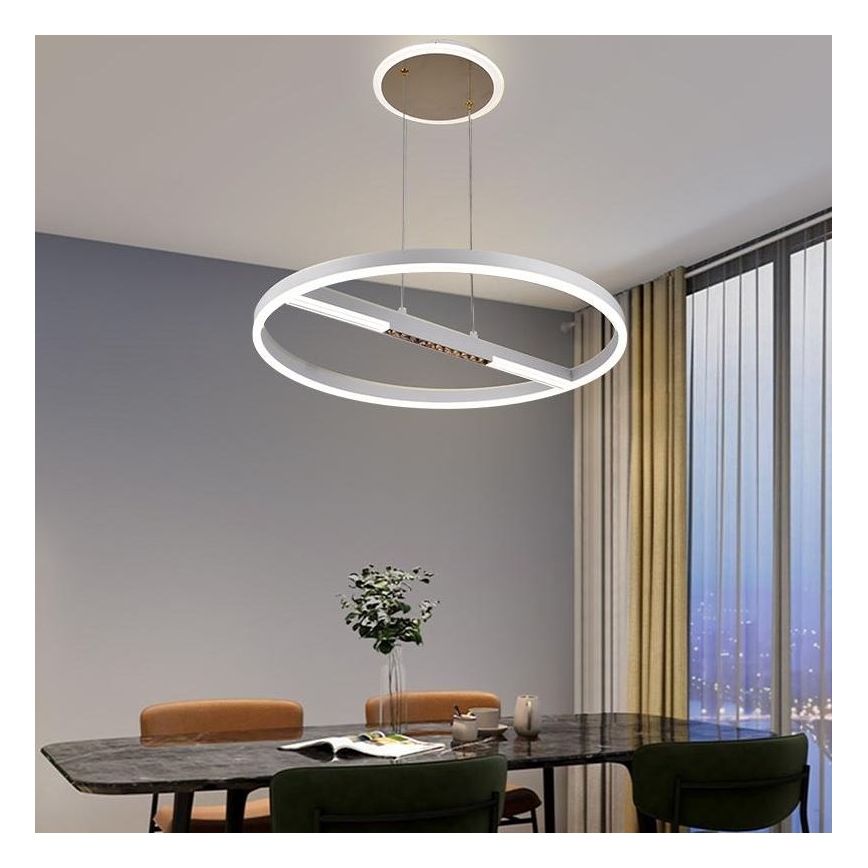 Led Dimmable κρεμαστό φωτιστικό οροφής LED/75W/230V 3000-6500K + τηλεχειριστήριο