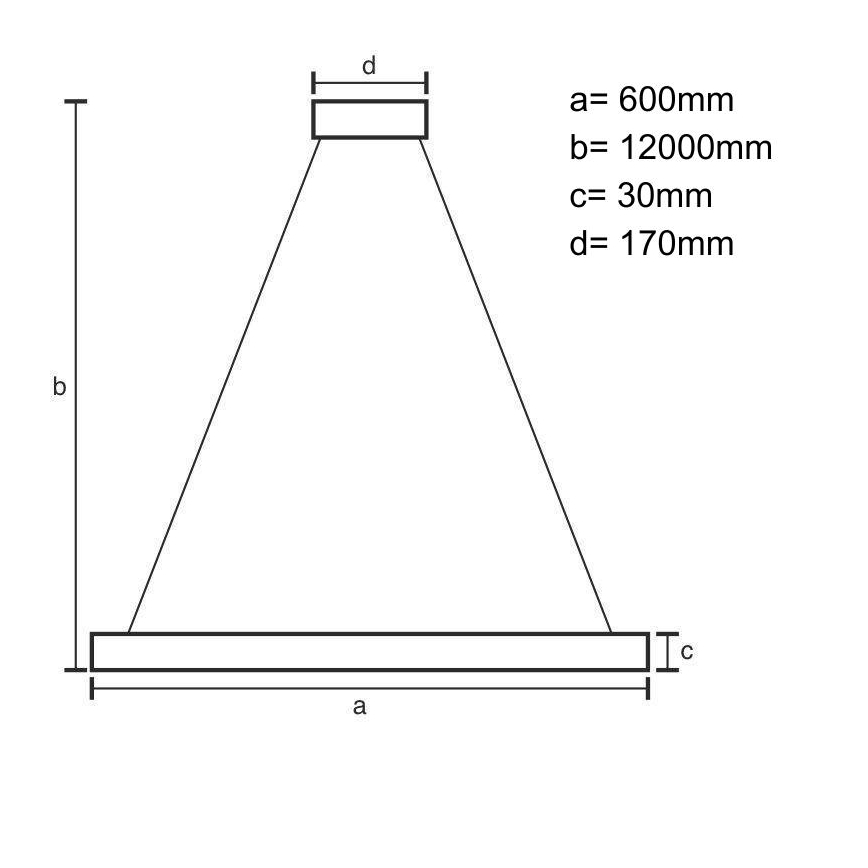 Led Dimmable κρεμαστό φωτιστικό οροφής LED/75W/230V 3000-6500K + τηλεχειριστήριο