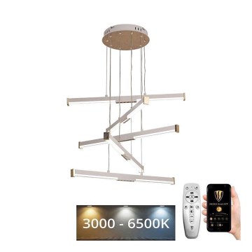 Led Dimmable κρεμαστό φωτιστικό οροφής LED/75W/230V 3000-6500K + τηλεχειριστήριο