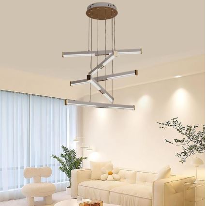 Led Dimmable κρεμαστό φωτιστικό οροφής LED/75W/230V 3000-6500K + τηλεχειριστήριο