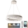 Led Dimmable κρεμαστό φωτιστικό οροφής LED/80W/230V 3000-6500K λευκό + τηλεχειριστήριο