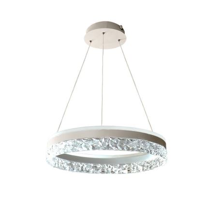 Led Dimmable κρεμαστό φωτιστικό οροφής LED/80W/230V 3000-6500K λευκό + τηλεχειριστήριο