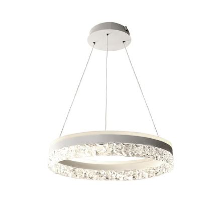 Led Dimmable κρεμαστό φωτιστικό οροφής LED/80W/230V 3000-6500K λευκό + τηλεχειριστήριο